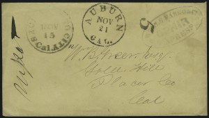 Sale 1011, Lot 1232, Western Express (Wells Fargo thru Whitney, groups)