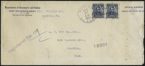 Sale 1011, Lot 1249, Postal Markings by State (Alaska thru Massachusetts)