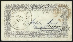 Sale 1011, Lot 1251, Postal Markings by State (Alaska thru Massachusetts)