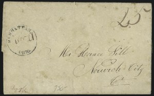 Sale 1011, Lot 1283, Postal Markings by State (New Jersey thru Virginia)