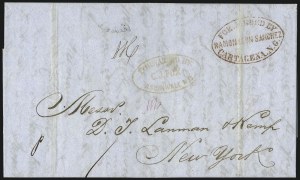 Sale 1011, Lot 1300, Waterway, Railroad and Transatlantic Mail