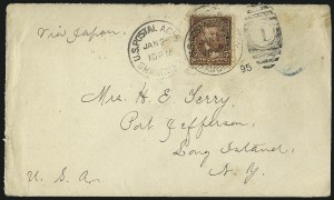 Sale 1011, Lot 1324, U.S. Postal Agencies in Shanghai & Siberia