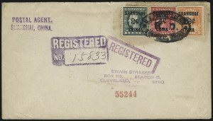 Sale 1011, Lot 1334, U.S. Postal Agencies in Shanghai & Siberia