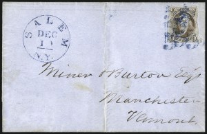 Sale 1011, Lot 1345, 5c 1847 Issue (Scott 1)