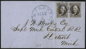 Sale 1011, Lot 1378, 5c 1847 Issue, cont. (Scott 1)