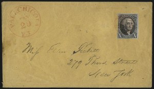 Sale 1011, Lot 1392, 10c 1847 Issue (Scott 2)