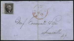 Sale 1011, Lot 1400, 10c 1847 Issue (Scott 2)
