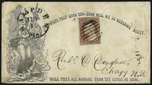 Sale 1011, Lot 1428, 3c 1851-56 Issue (Scott 10-10A)