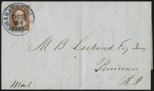 Sale 1011, Lot 1433, 3c 1851-56 Issue (Scott 10-10A)