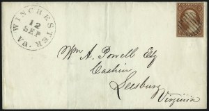 Sale 1011, Lot 1434, 3c 1851-56 Issue (Scott 10-10A)