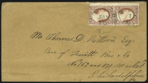 Sale 1011, Lot 1447, 3c 1851-56 Issue (Scott 11-11A)