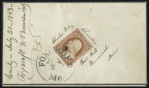 Sale 1011, Lot 1453, 3c 1851-56 Issue (Scott 11-11A)