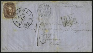 Sale 1011, Lot 1471, 5c-12c 1851-56 Issue (Scott 12-17)