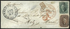 Sale 1011, Lot 1473, 5c-12c 1851-56 Issue (Scott 12-17)