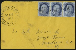 Sale 1011, Lot 1491, 1c-3c 1857-60 Issue (Scott 18-26)