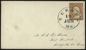 Sale 1011, Lot 1498, 1c-3c 1857-60 Issue (Scott 18-26)