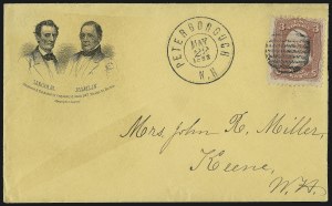 Sale 1011, Lot 1530, 1c-3c 1861-68 Issue (Scott 63-65)