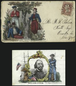 Sale 1011, Lot 1537, 1c-3c 1861-68 Issue (Scott 63-65)