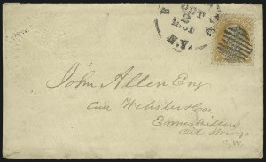 Sale 1011, Lot 1542, 10c-30c 1861-68 Issue (Scott 68-78)