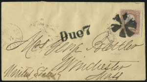 Sale 1011, Lot 1558, 1867-68 Grilled Issue (Scott 79-100)