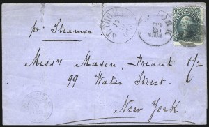 Sale 1011, Lot 1570, 1867-68 Grilled Issue (Scott 79-100)