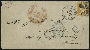 Sale 1011, Lot 1572, 1867-68 Grilled Issue (Scott 79-100)