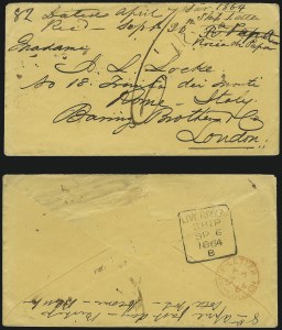 Sale 1011, Lot 1752, Confederate States (Trans-Mississippi Express, Blockade Mail, Groups)
