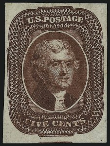 Sale 1011, Lot 304, Essays and Proofs - 1845 thru 1861 Issues