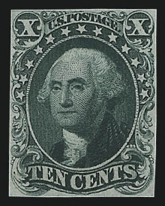 Sale 1011, Lot 307, Essays and Proofs - 1845 thru 1861 Issues