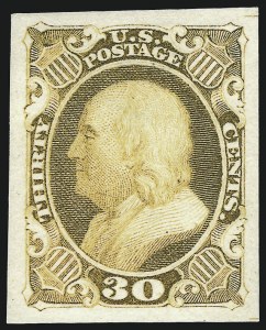 Sale 1011, Lot 311, Essays and Proofs - 1845 thru 1861 Issues