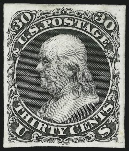 Sale 1011, Lot 312, Essays and Proofs - 1845 thru 1861 Issues