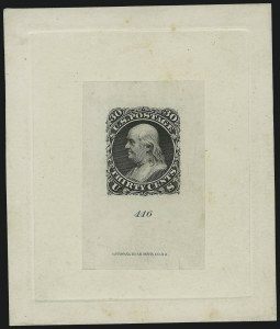 Sale 1011, Lot 318, Essays and Proofs - 1845 thru 1861 Issues