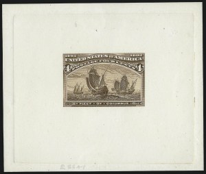 Sale 1011, Lot 341, Essays and Proofs - 1869 thru Columbian Issues