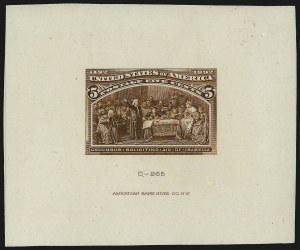 Sale 1011, Lot 345, Essays and Proofs - 1869 thru Columbian Issues