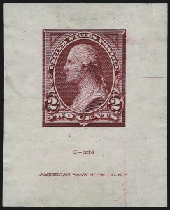 Sale 1011, Lot 350, Essays and Proofs - 1894 thru Washington Franklin Issues