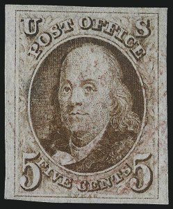 Sale 1011, Lot 377, 5c-10c 1847 Issue (Scott 1-2)