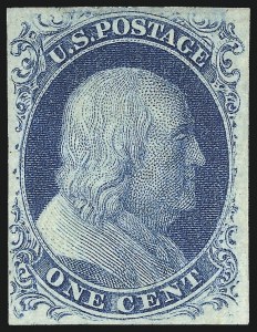 Sale 1011, Lot 397, 1c-12c 1851-56 Issue (Scott 6-17)