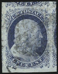 Sale 1011, Lot 398, 1c-12c 1851-56 Issue (Scott 6-17)
