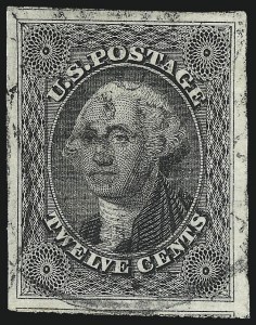 Sale 1011, Lot 408, 1c-12c 1851-56 Issue (Scott 6-17)
