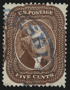 Sale 1011, Lot 419, 1c-5c 1857-60 Issue (Scott 18-30A)