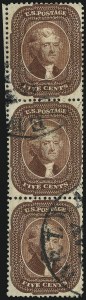 Sale 1011, Lot 420, 1c-5c 1857-60 Issue (Scott 18-30A)