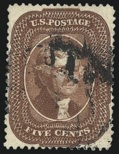 Sale 1011, Lot 421, 1c-5c 1857-60 Issue (Scott 18-30A)