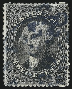 Sale 1011, Lot 433, 10c-90c 1857-60 Issue, 1c 1875 Reprint (Scott 31-40)