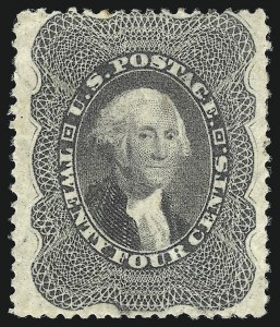 Sale 1011, Lot 435, 10c-90c 1857-60 Issue, 1c 1875 Reprint (Scott 31-40)