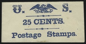 Sale 1011, Lot 460, Postage Currency Envelopes and Scrip Notes