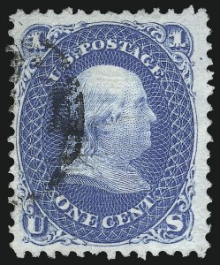 Sale 1011, Lot 475, 1867-68 Grilled Issue (Scott 83-101)