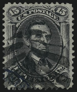 Sale 1011, Lot 479, 1867-68 Grilled Issue (Scott 83-101)