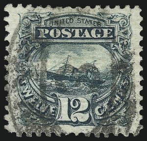 Sale 1011, Lot 509, 10c-30c 1869 Pictorial Issue (Scott 116-121)