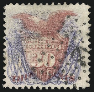 Sale 1011, Lot 523, 10c-30c 1869 Pictorial Issue (Scott 116-121)