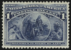Sale 1011, Lot 578, 1893 Columbian Issue (Scott 230-245)